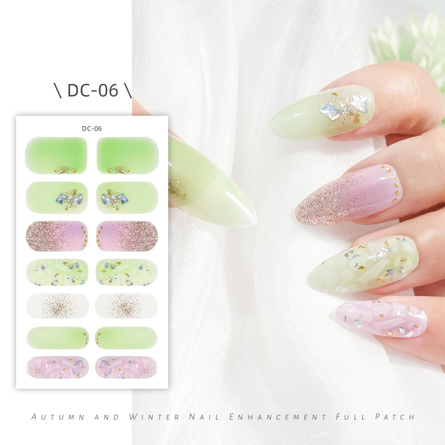 สติกเกอร์ติดเล็บ DC - 06