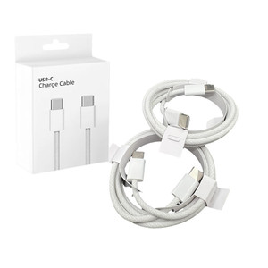 Wholesale Braided 1m 60W Type C to TYpe C Fast Charging Data Cable with Box for <strong>Apple</strong> iPhone 16 15 Pro Max 15 Pro Puls - Product Image 2