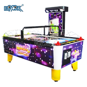 Iki oyuncu spor hava hokeyi masa jetonlu sihirli bilyeleri elektronik eğlence makinesi - Product Image 2