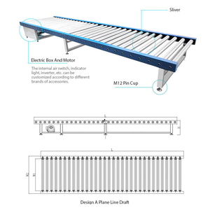 Flexible Roller Conveyor Telescopic Power Roller Line Industrial Conveyor Roller <strong>System</strong> for <strong>Container</strong> Truck <strong>Unloading</strong>