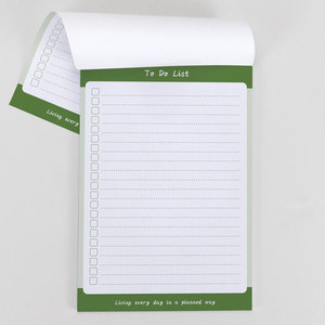 Bloc de notas personalizado impreso con logotipo A5 Bloc de notas de papel para páginas forradas de oficina Bloc de notas promocional - Product Image 3