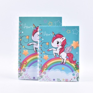 Longorgeous School Student <strong>Rainbow</strong> Unicorn Design Lined Journal Diary Hardcover A5 A6 Stationary <strong>Spiral</strong> Notebooks