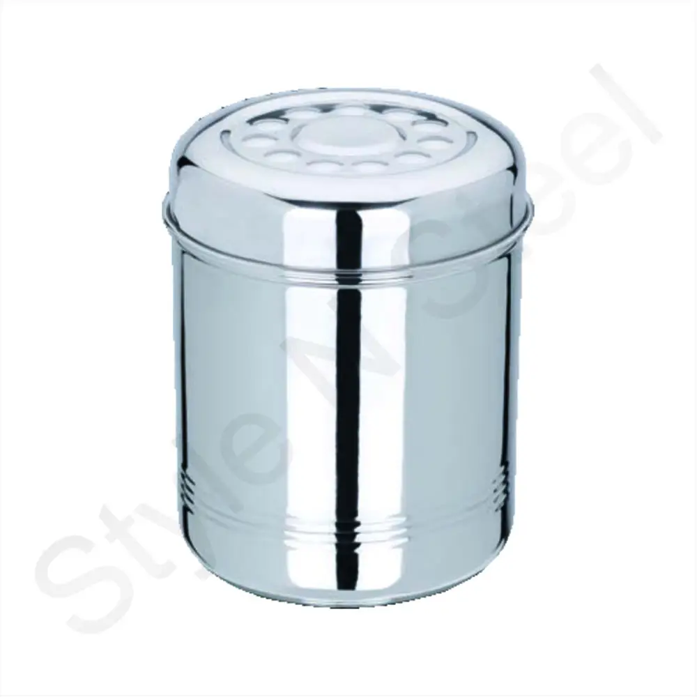 Canister With Ring & Lid Design/Storage box Stainless Steel canister set airtight tea coffee jar ceramic storage containers