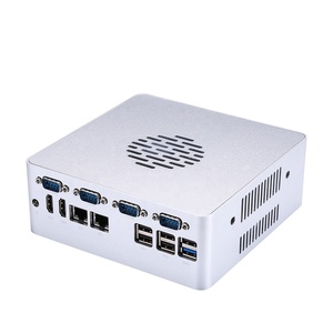 Qotom Mini PC Barebore Q600P Linux Ubuntu 4 serielle parallele Gaming Mini-Computer