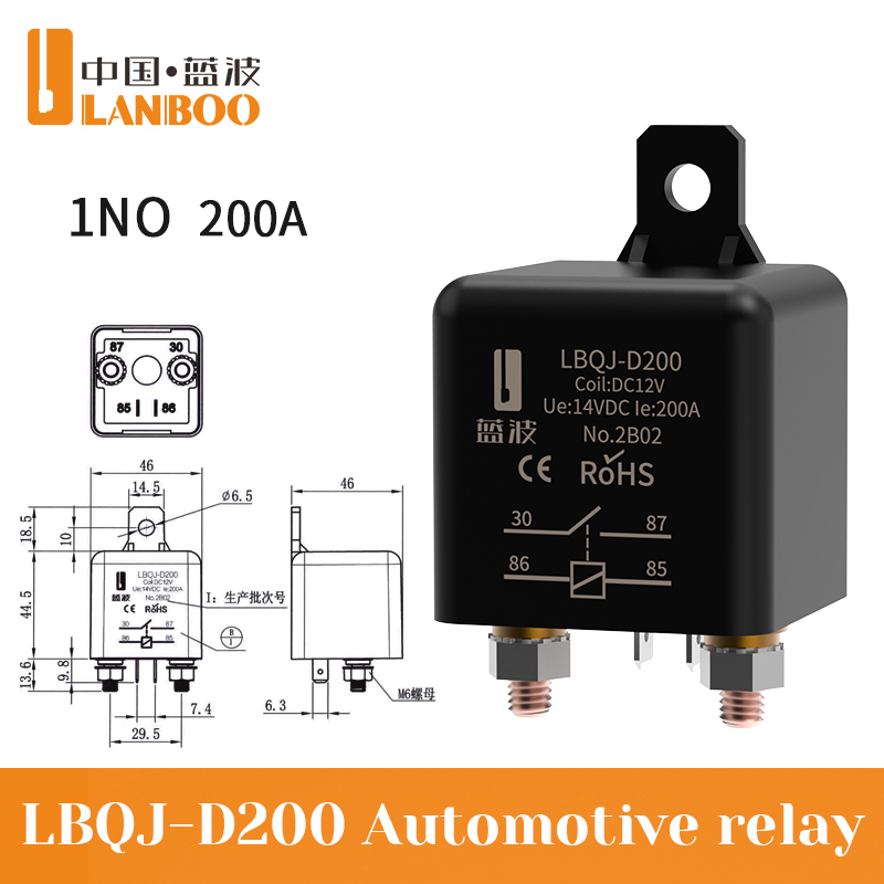 Relais LBQJ-D200A/1NO