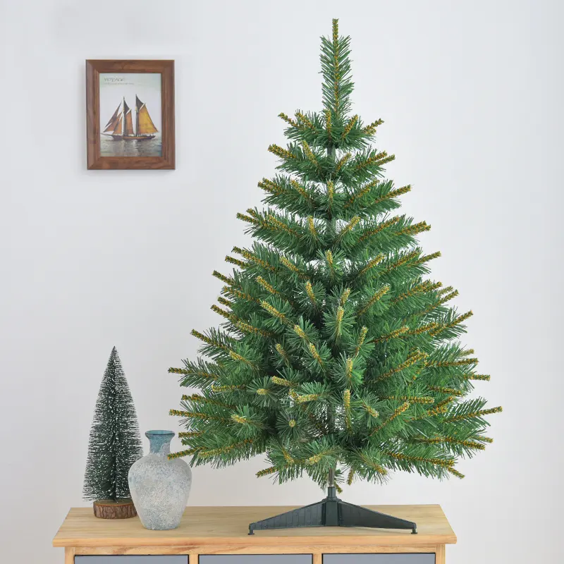 60/90/120/150/180/210Cm Plastic Kerstbomen Pvc Noorwegen Fir Kerstboom kunstmatige Kerst Decoratie Grote Boom