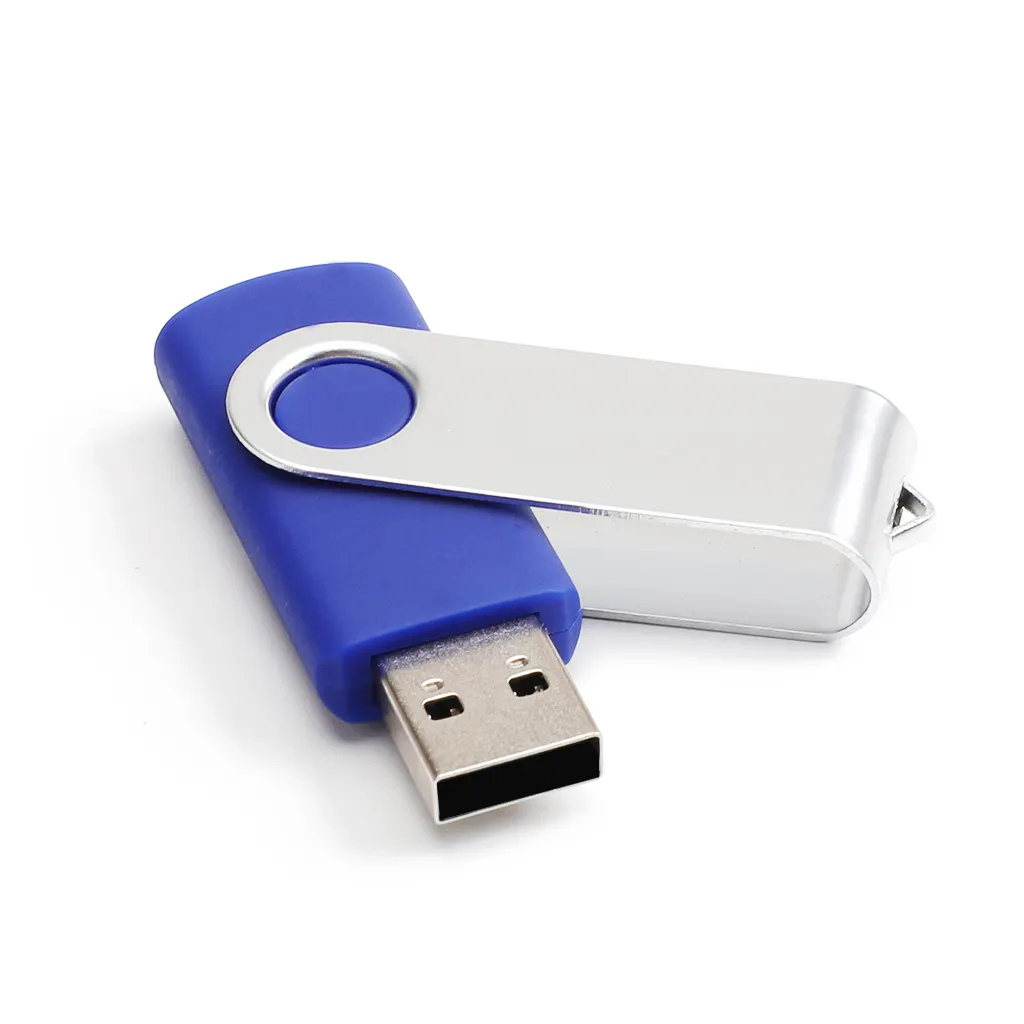 Usb Flash Drive Usb putar warna-warni 128MB stik logam Usb 2.0 Pen Drive U Disk