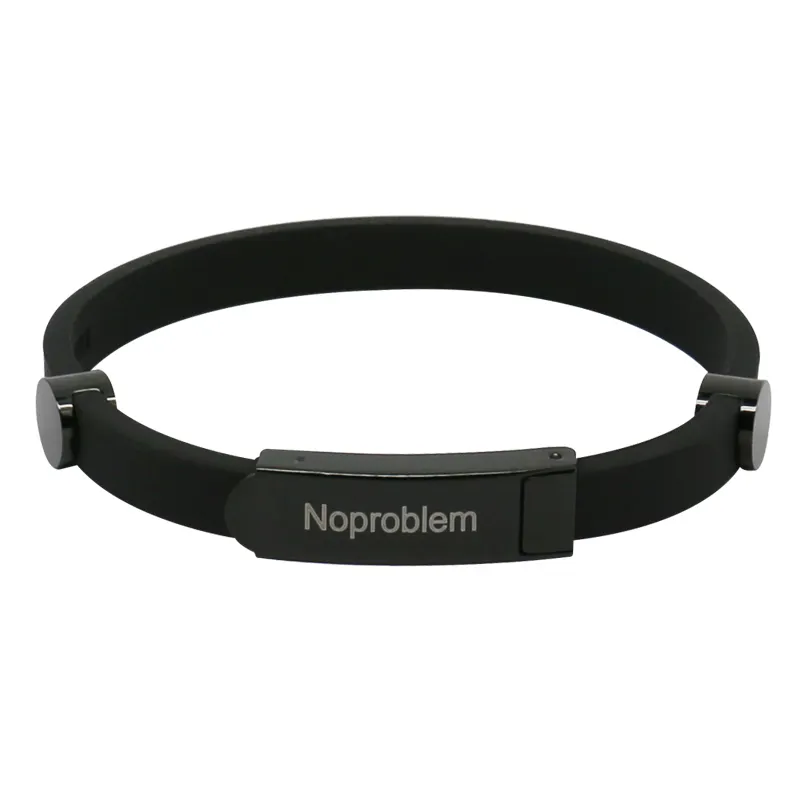 P023 Oem Designer Power Sport Gym Energie Magnetische Armband Custom Logo Mannen Vrouwen Band Siliconen Polsbandjes