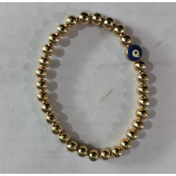 6mm Copper Beads Demon Eye
