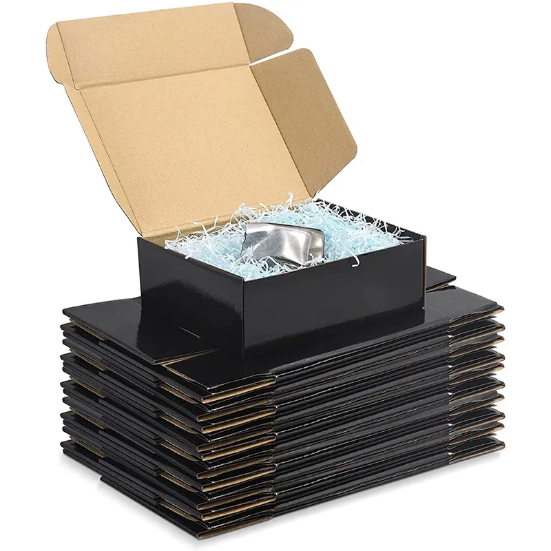 Boîte d'emballage en papier avec logo personnalisé imprimé cajas de papel ceinture de portefeuille boîte d'expédition de vêtements beauté de cheveux perruque boîte d'emballage en papier