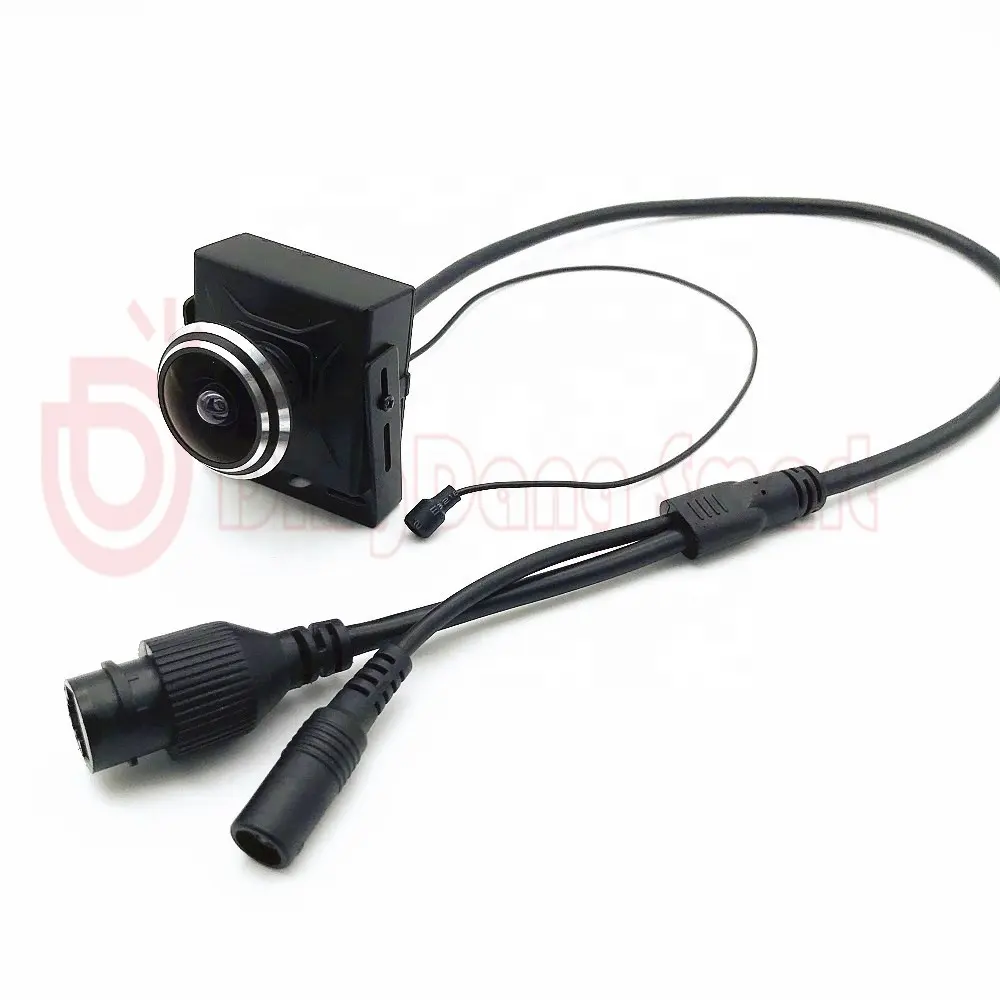 Hot H265x Mini Tamanho 1080P Starlight IP Network Camera p2p Vigilância interior com Lente Fisheye