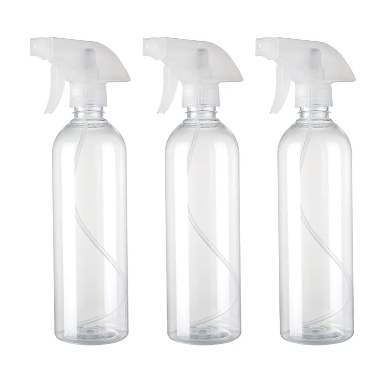 plastic spray bottle 600ml mist spray bottle with black trigger spray matte black