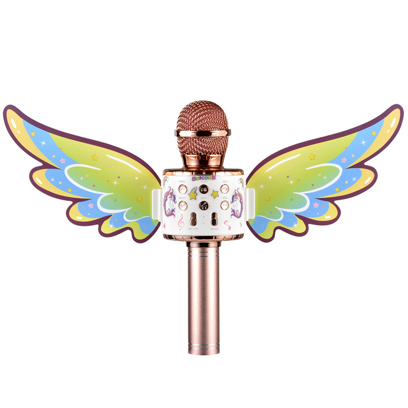 858LS Rose Gold Unicorn with Wings