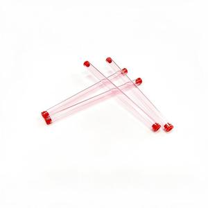 Profesyonel şeffaf sert tüp temizle özel boyut hediye ambalaj için fiş ile yüksek kalite şeffaf plastik silindir tüp - Product Image 1