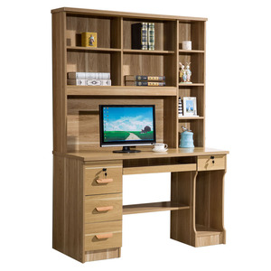 Mesa de ordenador laminada para el hogar y la Oficina con estantería - Product Image 5