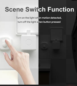 Sensor de movimiento inteligente RSH tecnología PIR capaz de detectar personas mascotas Wi-Fi Zigbee Tuya incluye Botón de escena para sistemas de alarma - Product Image 6