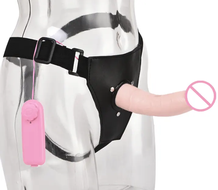 Silikon realistische Sexspielzeug Lesben Strap on Dildo mit Gürtel Unterwäsche