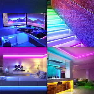 WiFiストリップライトAlexaGoogleホームサポートスマートRGB5m 10m 20mLEDストリップリモートアプリコントロール音楽同期12VLEDストリップライト - Product Image 5