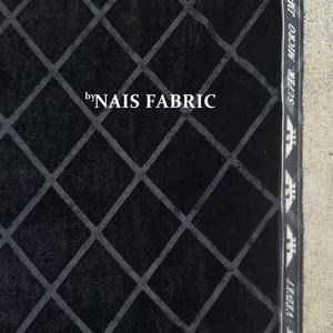 Хит продаж, черные алмазные толстые зимние Дамасские Омбре, измельченные бархатные Полиэстеровые арабские ткани для женской одежды - Product Image 3