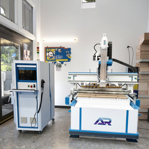 Husillo lineal de 9kw/cambio de herramienta automático de disco, ATC servomotor, corte de madera contrachapada MDF, grabado 3D, enrutador CNC para carpintería - Product Image 2