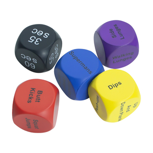 Bán buôn tùy chỉnh 6 mặt PU mềm bọt xúc xắc đồ chơi căng thẳng Bóng đồ chơi Bóng tập thể dục xúc xắc cho tập thể dục Hội Đồng Quản trị trò chơi - Product Image 1