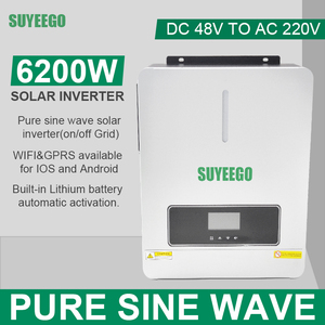 SUYEEGO Power Efficiency 98% Frequency 4.2KW-6.2KW Hybrid Solar Inverter 500VDC PV <strong>Input</strong> All in One Off Grid Solar Inverter - Product Image 3