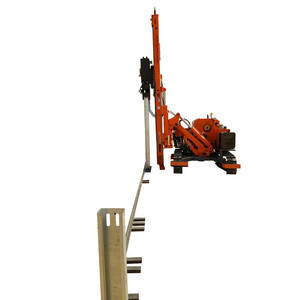 太阳能基础用打桩锤和空气压缩机螺旋桩重型机械 - Product Image 2