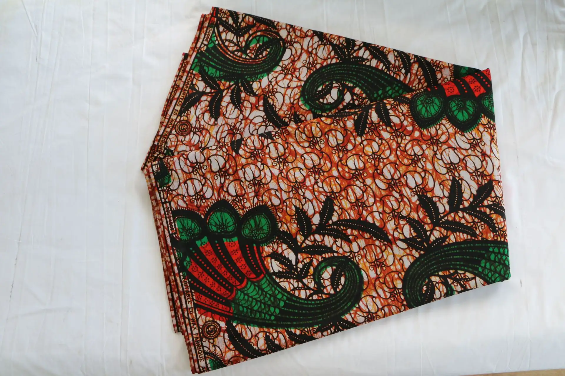 Tecidos africanos de cera dupla face, colorido de cera 100% algodão para vestido africano tecido ancara