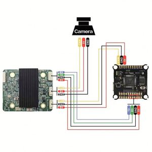 AI izleme modülü PCBA FPV RC parçaları ve Accs ile FPV İha sistemi kafa izleme kiti için - Product Image 3
