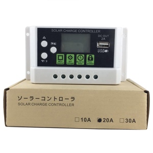 WSSCC-7 Белый USB DC 5A 2v выход мульти-функциональное 12В 24v 10a 20a 30a pwm регулятором солнечного заряда контроллер - Product Image 1