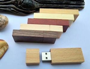 高品质 OEM 定制设计促销礼品木制 usb 记忆棒与盒子 - Product Image 6