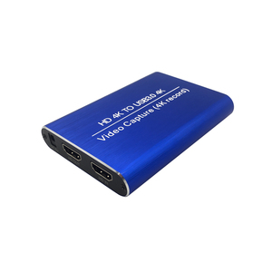 2021最新4k图形视频采集卡60fps，带2 HDMI HDMI至USB 3.0 placa de录像机盒