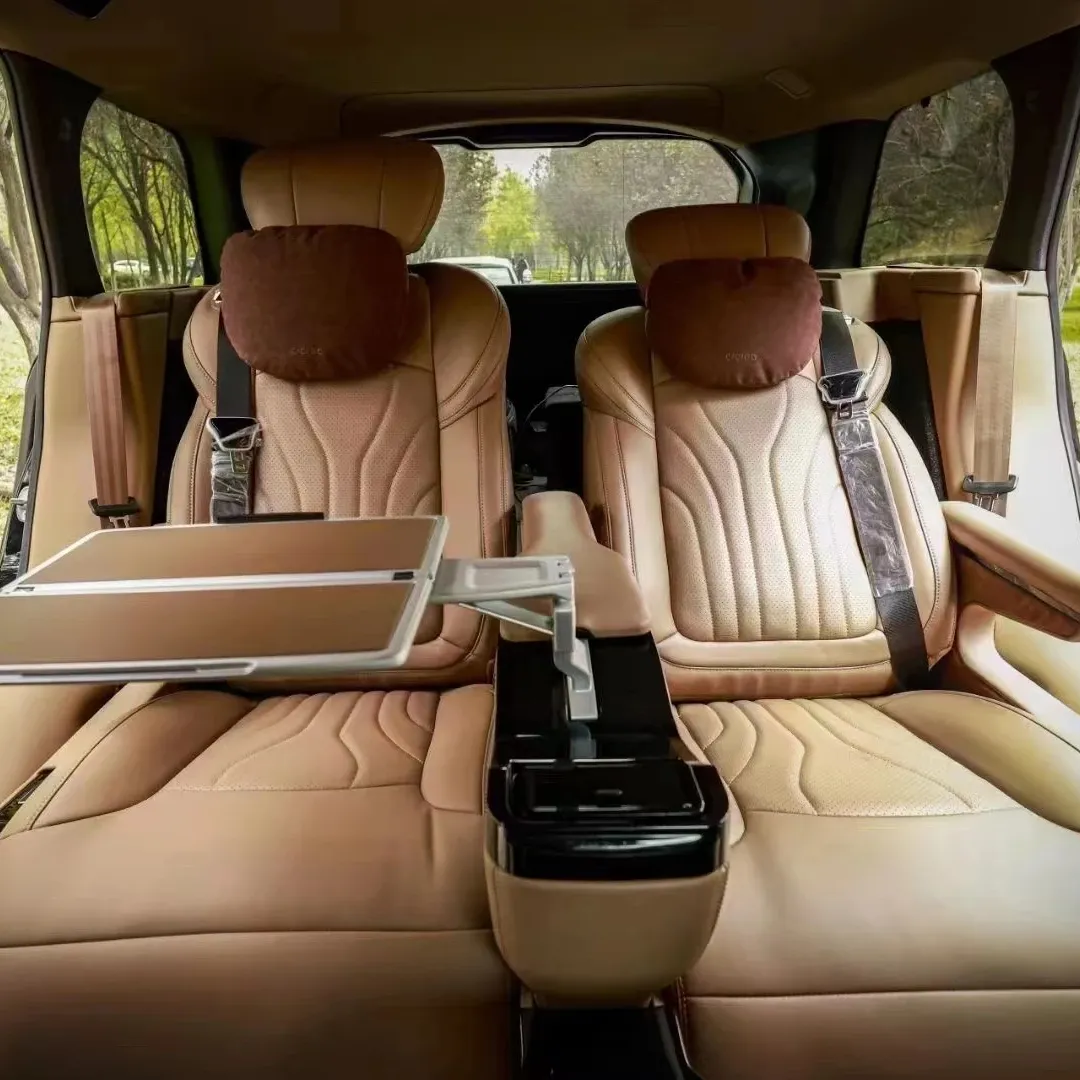 ราคาภายในรถ SUV ราคาถูก Mingao เพิ่มที่นั่งไฟฟ้า 4 ที่นั่งพร้อมกระดานโต๊ะ Land Rover Range Rover รถยนต์ไฟฟ้าสุดหรู