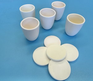<strong>Custom</strong> 30ml High Alumina Ceramic <strong>Crucible</strong> 99% Lab Product Durable Ceramic <strong>Crucible</strong> Cylinder Part for Laboratory Use - Product Image 3