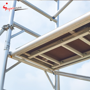 Hersteller Industrie konstruktion Multifunktion ales Aluminium gerüst Leiter Schritte Turm Abnehmbares Gerüst