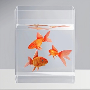 Acrílico <span class=keywords><strong>Display</strong></span> Case Limpar Acrílico Caixa <span class=keywords><strong>Cube</strong></span> Organizador Stand Showcase Proteção Dustproof para Action Figures Kits Modelo