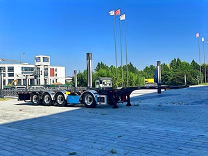 4-axis 20 Foot 40 Foot <strong>Container</strong> <strong>Loading</strong> <strong>and</strong> <strong>Unloading</strong> Skeleton Chassis Trailer for Docks <strong>and</strong> Ports - Product Image 2