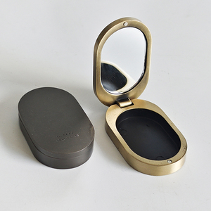 支持小批量定制金属空化妆容器带镜子化妆盒荧光笔腮红盒 - Product Image 6