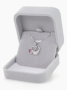 Caja pequeña para collar de 7*7*4 cm