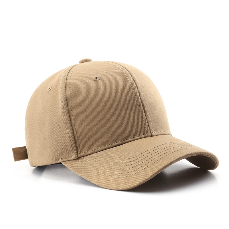 Khaki-Structured Baseball Cap