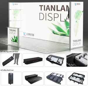 10 x20ft Wrinkle Free Kissen bezug Tension Light Box Messe für Flight-Case Pack - Product Image 5