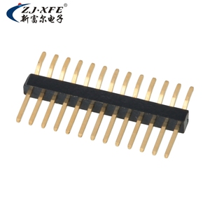 XFE High Quality Pin <strong>Header</strong> Connector 1.27mm Pitch H=1.5 Single Row R/A <strong>SMT</strong> 2-20 Pin Male Pin <strong>Header</strong> - Product Image 2