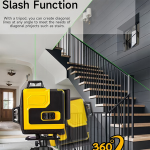 自动自调平360旋转4D绿色激光水平仪室内水平仪测量工具 - Product Image 5