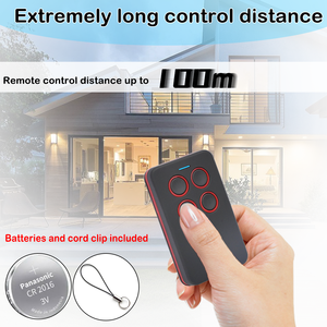 Elegante 433 nero mhz 315 RF telecomando duplicato apprendimento codice di rotolamento codice fisso multifunzione telecomando - Product Image 3