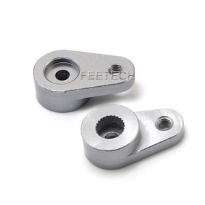 OEM ODM ที่กําหนดเองทําอลูมิเนียมอัลลอยด์เซอร์โวมอเตอร์อุปกรณ์เสริม 23T 24T 25T พวงมาลัยเซอร์โวอาร์มแตรใช้งานร่วมกับ HITEC/FUTABA/JR/Savox - Product Image 4