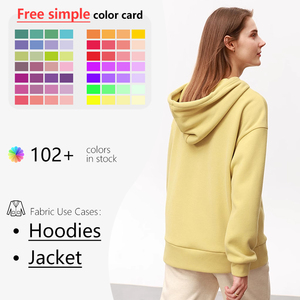 Vải Polar Fleece 330GSM, 70% cotton, 30% polyester, chất liệu dệt kim CVC, vải dệt kim giữ ấm có viền gân đồng bộ - Product Image 4