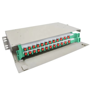 Marco de distribución de fibra óptica ODF 19 "FC UPC APC Fiber Rack de carga completa FDF Case 24 Core - Product Image 1