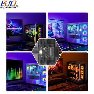 4 X 3PIN 5V ARGB Fan Hub Atmosphere RGB Synchronization LED <strong>Controller</strong> Adapter Board <strong>for</strong> Desktop PC <strong>Computer</strong> Case - Product Image 5