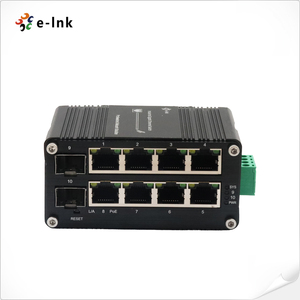 Mini Industrial Web Managed 8 Port PoE + 2 Port SFP Ethernet Switch for Smart CCTV Solar <strong>Networking</strong> - Product Image 2