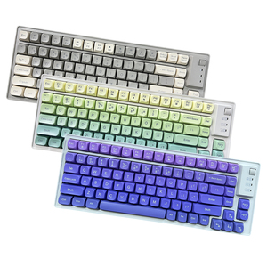 Teclado personalizado simple de ahorro de espacio 56 teclas 60% teclado con cable RGB Gaming Office con cable de 1,5 m - Product Image 3